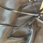 Victoria's Secret VICTORIA’S SECRET Y2K Lace Mesh & Satin Black One Piece Teddy‎ Like New Sz Small Photo 5