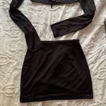NEVER WORN BLACK S CROP TOP AND SKIRT SET Photo 3