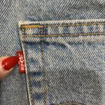 Levi's Levi’s Sz 25 Skirt Blue Jean Denim A Line Ridged Flat Front Short Mini Women’s Photo 2