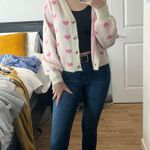 Hearts Cardigan Pink Size M Photo 2