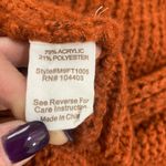 Blu Pepper Rust open back chunky sweater women's oversize medium knit twist back Photo 7