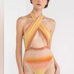 Cotton On Body NWT | Halter Neck Swim Brazilian Sierra Ombré Sunrise Metallic Orange Size XL Photo 1