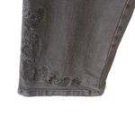 Soft Surroundings  Women's Size‎ 4 Grey Mid Rise Straight Jeans Photo 3