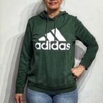 Adidas Green Hooded Sweater Sz L Photo 0