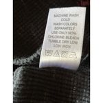 Woman Within  Black Heather Space Dye Waffle Knit Hoodie‎ Size 22 24 1X Photo 5