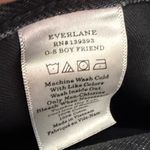 Everlane OS Boyfriend Jeans Dark Wash Relaxed Tapered Leg Denim. Size 23 Photo 4