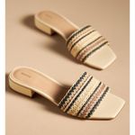 Anthropologie Maeve The Coralie Mule Slide Sandals Sz. 39 (US 8-8.5) Photo 0