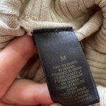 Liz Claiborne Tan Turtleneck Sweater Pullover Shirt Ribbed Soft Stretchy Size M Photo 3