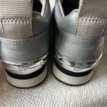 Tory Burch Silver Embellished Slip On Women's Sneakers Photo 7