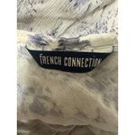 French Connection  Vintage‎ Floral Print A Line Midi Skirt Button Side SILK Photo 6