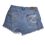 Abercrombie & Fitch Mid Rise Boyfriend Light wash Distressed Jean Shorts Sz 2/26 Photo 1