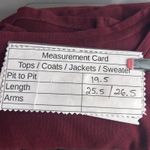 Talbots Womens Blouse Size L Owl Woodland Sequin Fall Autumn Maroon Wine Cute Photo 9