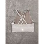 Lululemon  Energy High-Neck Longline Tough Bra Medium Support Size 4 White Photo 1