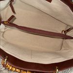 Mark and Graham Bamboo Elisabetta Brown Tote Made in Italy Photo 2