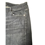 Lane Bryant Women's Plus Size 20R Skinny Jeans Blue Denim Dark Wash Fringe Photo 4