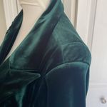 Inc international Stunning  Concepts Velour Green Button Jacket Blazer Photo 6