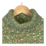Adora Turtleneck Speckled Green Super Soft Sweater Women Size Small Photo 1