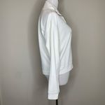 Avia  Cream Velour Cropped 1/4 Zip Shirt Sz XS Photo 3