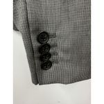 J.Crew  Donegal Mini Check Three Button Wool Cashmere Blazer Jacket Size 8 Grey Photo 8