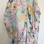 C&C California C & C Linen Cover UP One Size duster floral lightweight summer beach boho Photo 0