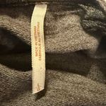 Free People  Gathered Ruched Puff Sleeve Gray Top Large Long Sleeve Photo 2