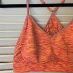 PINK - Victoria's Secret Pink! LG Neon Orange pink razor back sports bra Photo 2
