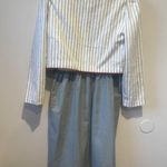 JC Penny Fashion 2 Piece Vintage Dress with Jacket Blue Size 16 Photo 1