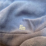 We Wore What  Oversized Hoodie Sweatshirt Womens XL Powder Blue Photo 1