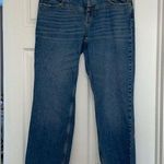 Free People  We the Free Button Fly Wide Leg Raw Hem Cropped Jeans Photo 0