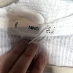 MNG Mango White Long Tie Front Light Weight Swim Cover Shirt NWOT 4 Photo 1