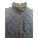 Andrew Marc  Blue Sleeveless Full Zip Quilted Vest Size Medium Photo 2