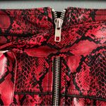 For Love & Lemons Claude Faux Snakeskin Mini Skirt Photo 5