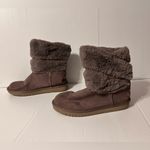 Koolaburra S/N 1114692 taupe leather winter boots women size 7 Brown Photo 1