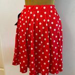Vintage . New. Leo’s dancewear Red Polka Dot Print Skirt Photo 4