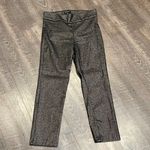 Rachel Zoe  houndstooth gold black skinny pull on pants Photo 0