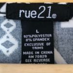 Rue 21 Southwestern Aztec tribal print scoop neck bodycon dress size L Photo 4