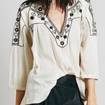 Free People New Romantics Bohemia Peasant Blouse Photo 0