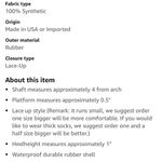 Nature Breeze  Black Duck Boots Women’s Size 10 Lace Up Waterproof Photo 3