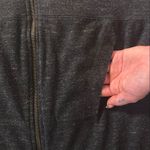 Nike Black & White Confetti Knit Zip-Up Hoodie Photo 3