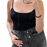 Free People  Washed Black Mini Denim Skirt Size 6 Photo 0