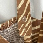 A New Day NWT Linen Blend Cropped Adjustable Animal Print Tank Size XXL Photo 3