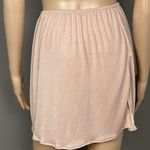 Vassarette Vintage  Half Slip Side Slit Size Medium 16" Latte Beige Y2K New 11003 Photo 4