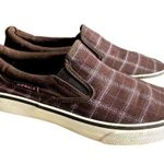 Airwalk Slip On Loafers Shoes Brown & Gray Plaid Women's Size 8 Style 55131 Photo 2