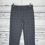 Banana Republic  NWT Size 6 Gray & Navy Blue Plaid High-Rise Sloan Dress Pants Photo 1