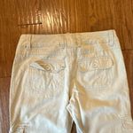 Gloria Vanderbilt  tan linen blend cargo utility pant 6p Photo 7