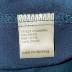 Lovestitch  Boho style flared sleeve blue top pullover with front tie size small Photo 7