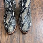 Madewell • The Rosie Ankle Boot in Snake Embossed Leather Moonstone Multi heeled Photo 3