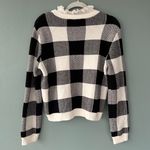Anthropologie Plaid Ruffle-Collar Pullover Sweater Photo 6