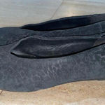 Eileen Fisher  Humor Wedge Ballet Flat in Spotted Suede Black size 7.5‎ Photo 0