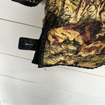 Vintage Foxrun Reversible Quilted Silk Nature Animals Woodland Jacket Size Large Black Photo 5